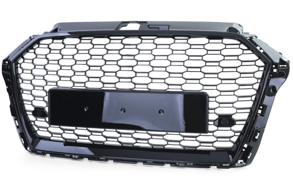 AUDI A3 / S3 LOOK RS3 2017+ MASCARA NEGRO BRILLANTE